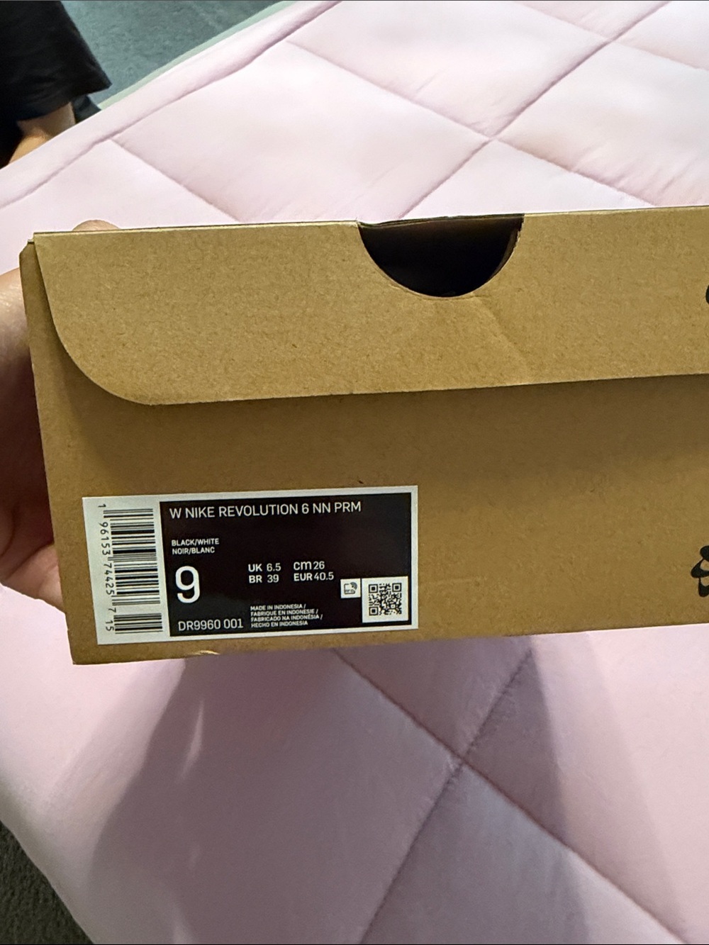 Nike Women's Revolution 6 Shoe Box - Black & White Label